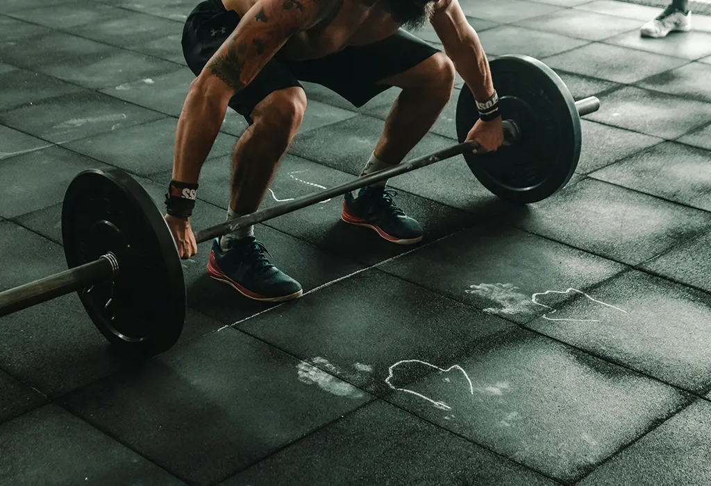 Strength training in the gym