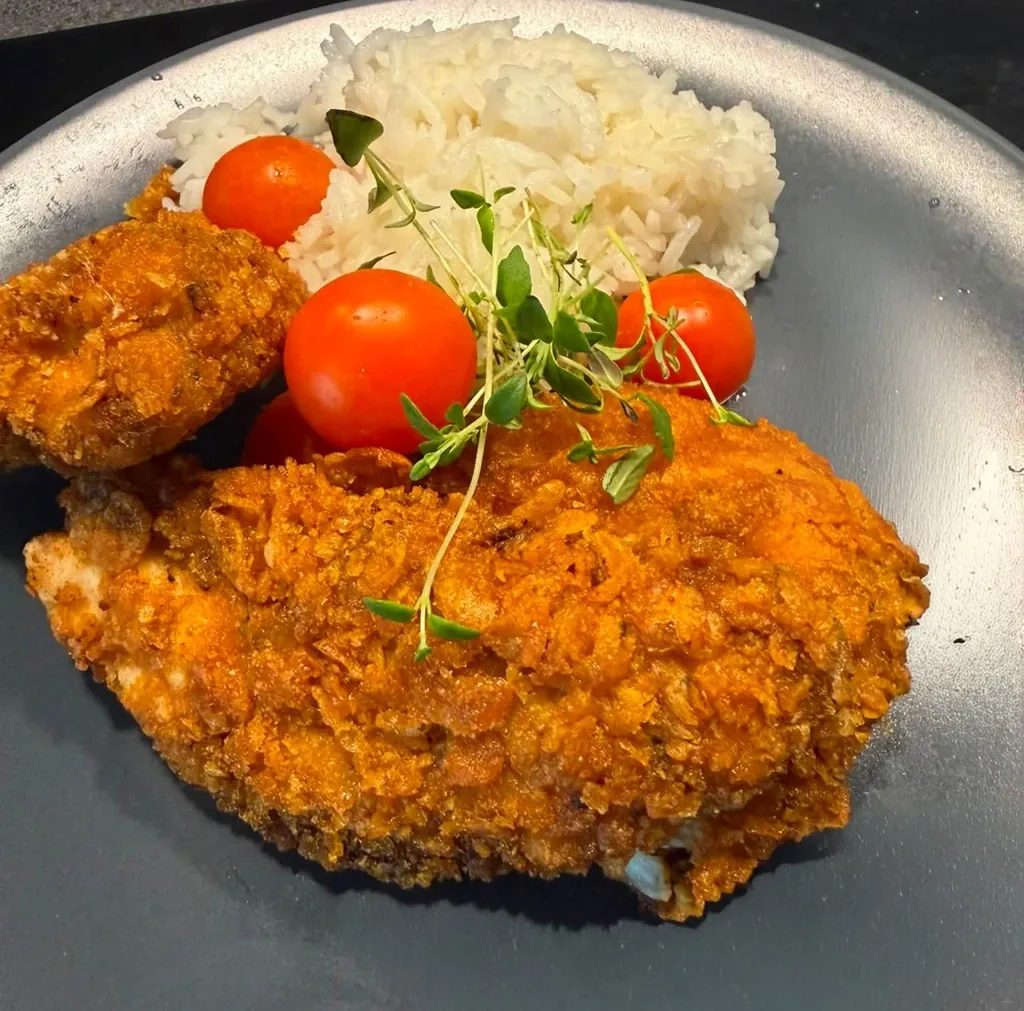 Crispy cornflake chicken