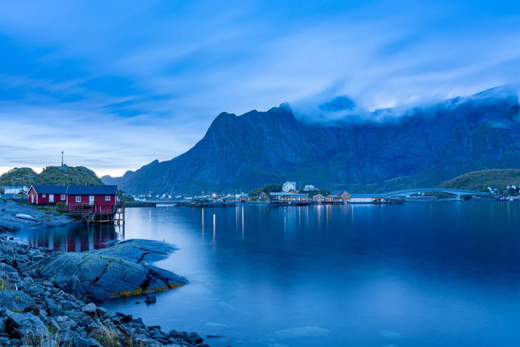 Hamnöya in the dusk