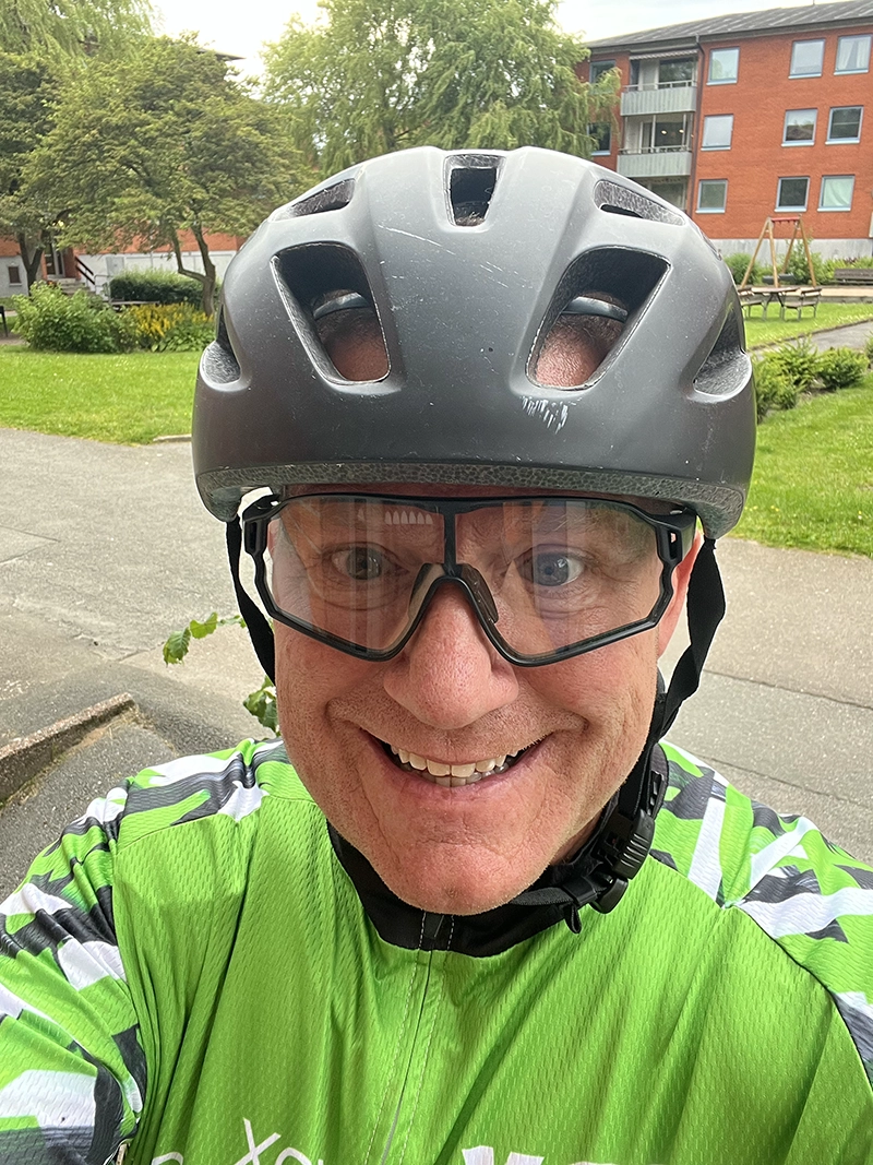 Happy to ride my trek